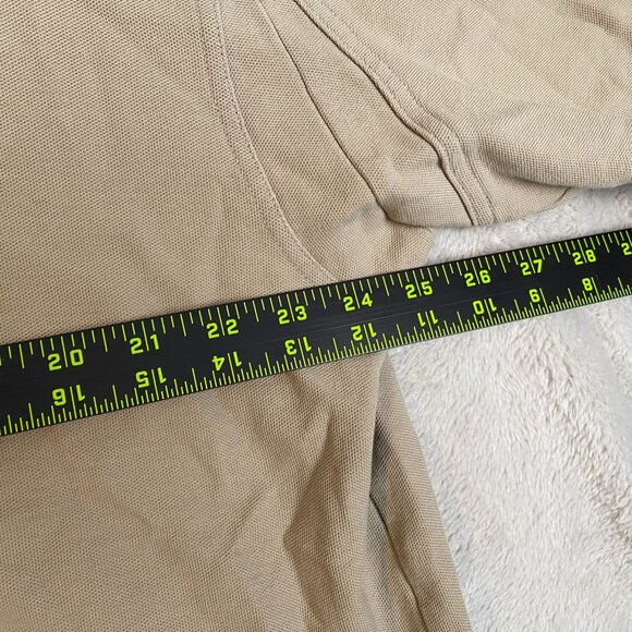 Duluth Mens Polo Shirt Size XL Short Sleeve Tan 100% Cotton Casual Classic - Picture 5 of 8